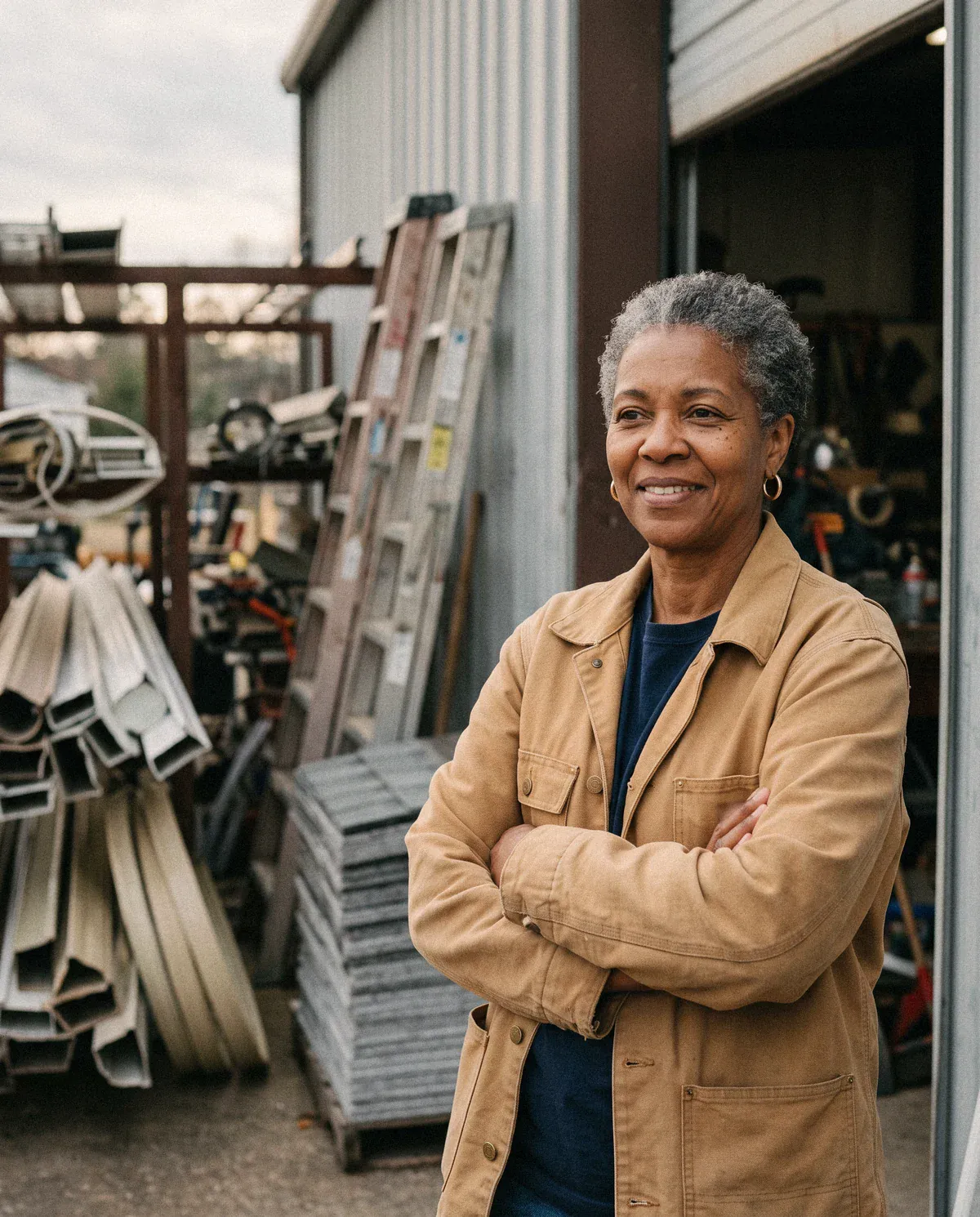 Loretta Banks, Owner, Banks Seamless Gutters