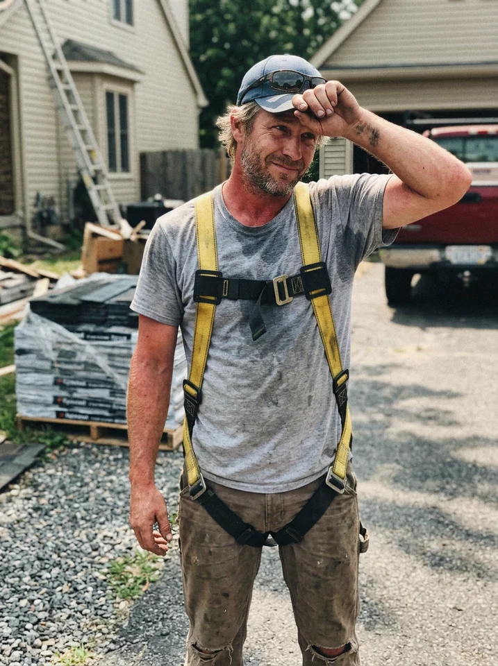 Roofing: Tear-off day