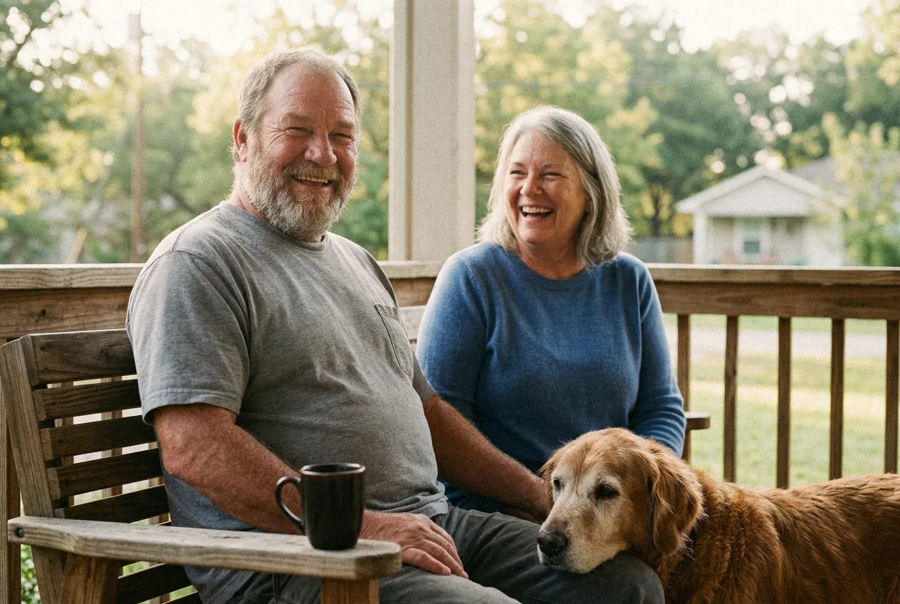 Saturday morning with Donna and the dog