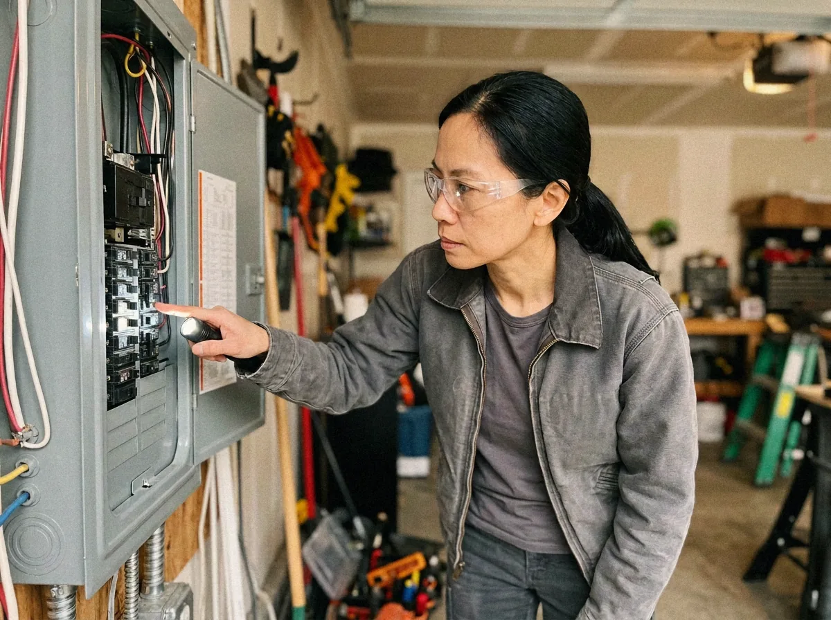 Checking a panel upgrade in Land Park