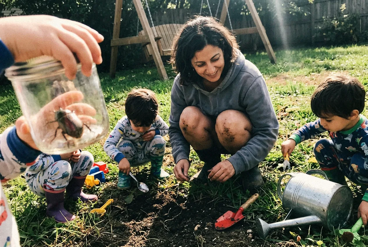 Saturday bug hunt with the kids