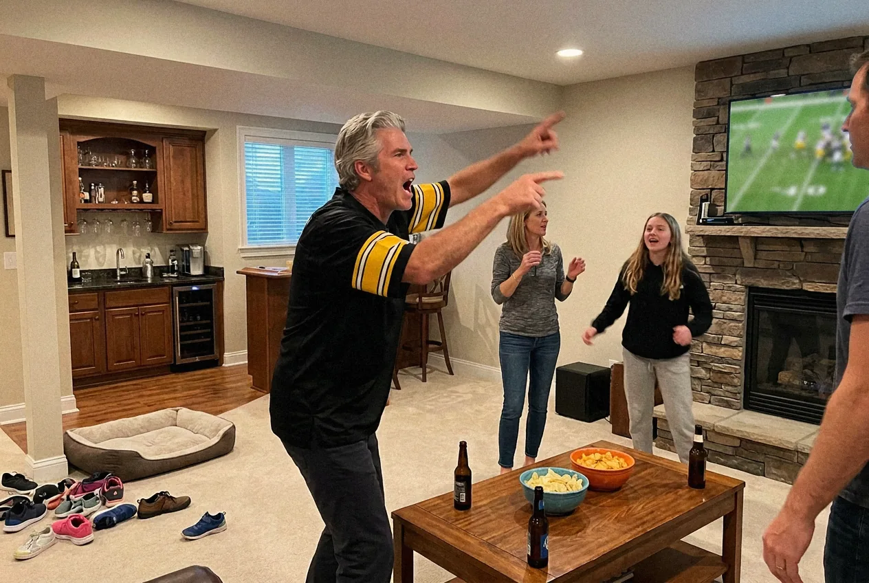 Steelers Sunday with the family